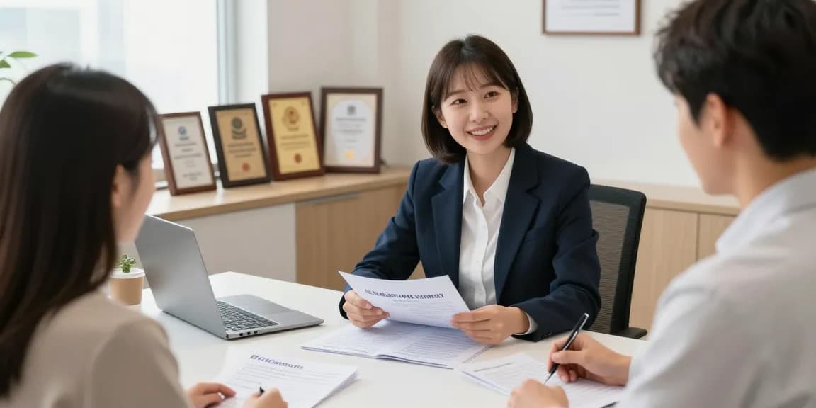 Trusted 분당오피 services from a local provider in a welcoming office, focusing on reliable community service.