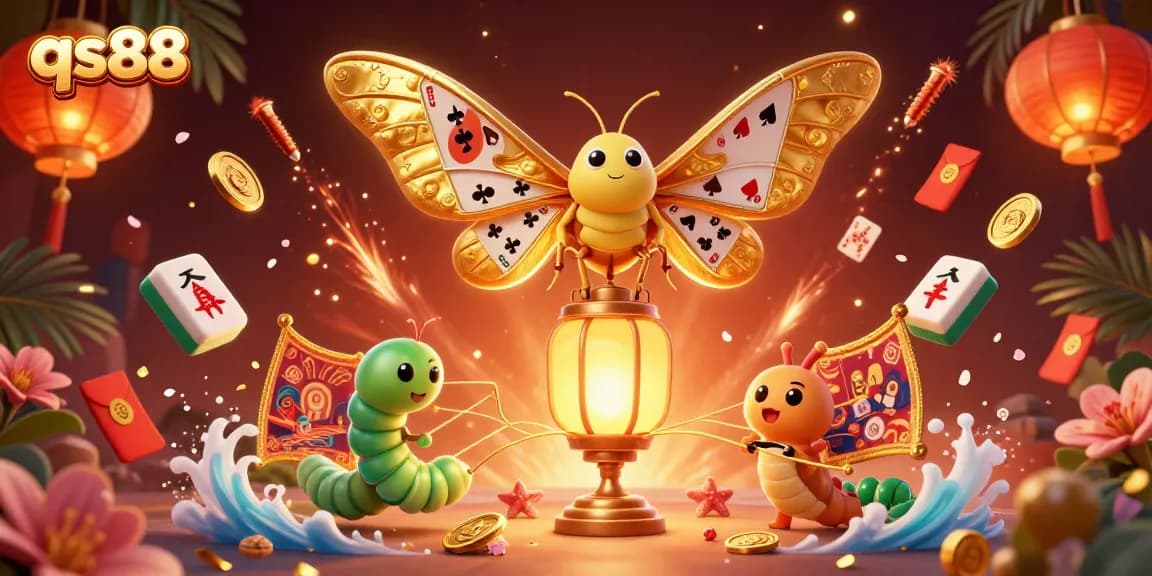 Experience thrilling gameplay at qs88 with vibrant casino scenes and golden elements.