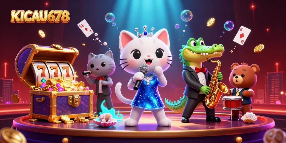 KICAU678 bringing excitement to the casino stage with animated characters and vibrant game elements