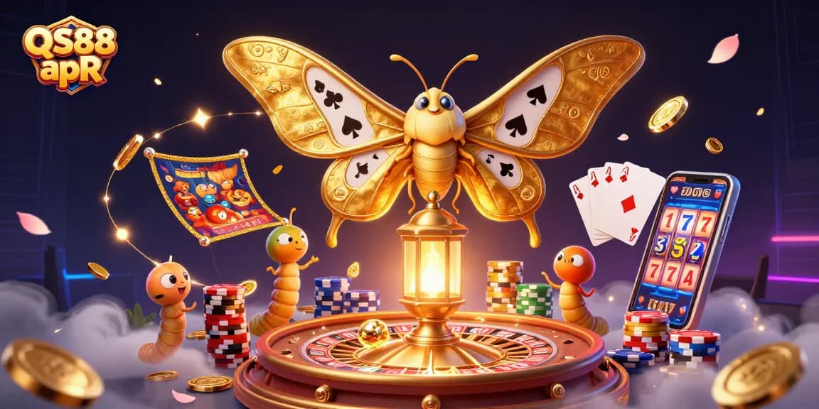 Experience excitement with QS88 apR, featuring a vibrant casino scene with dynamic character interactions.