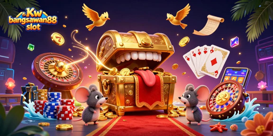 Engage with the Kw bangsawan88 slot, featuring adventure and riches amidst vibrant casino elements.