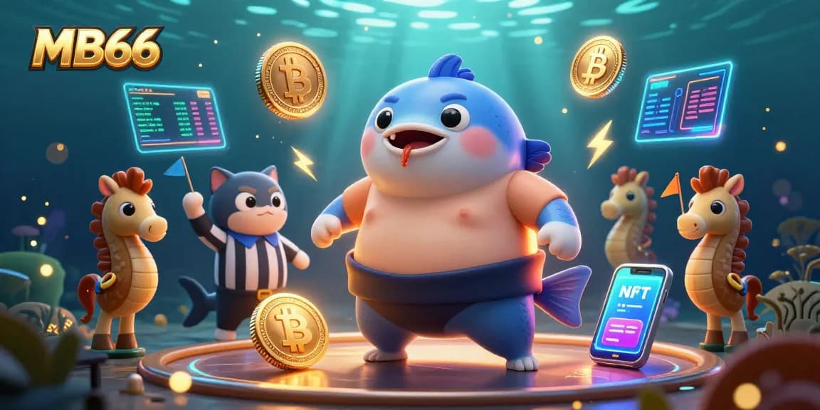 Experience winning strategies with MB66 in this captivating underwater casino illustration