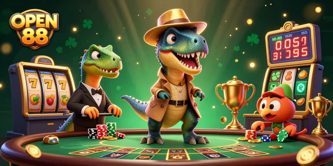 Watch the OPEN 88 velociraptor card counter at blackjack amid vivid casino action and excitement.