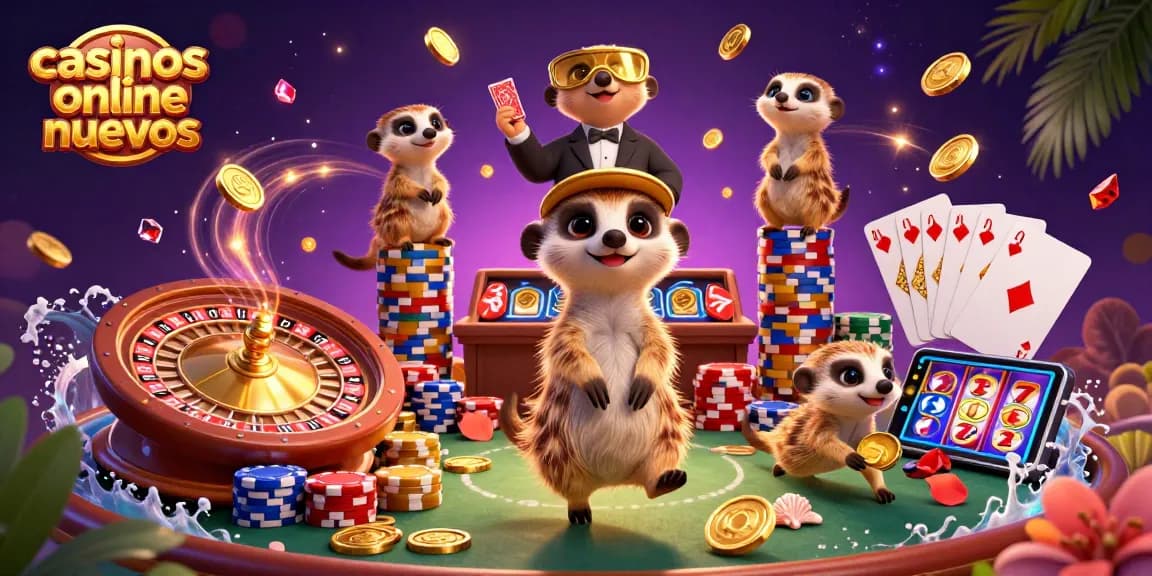 Disfruta de los emocionantes casinos online nuevos mientras los suricatos gestionan un vibrante casino en 2026.