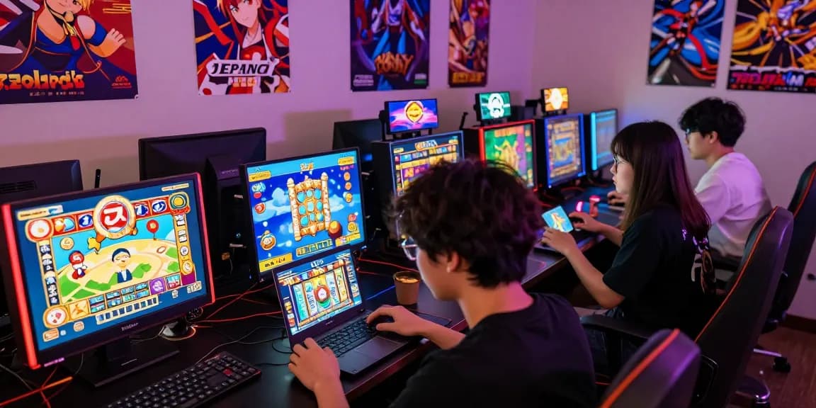 Players engaged in Jepang slot gaming experience with vibrant visuals and traditional Japanese elements.