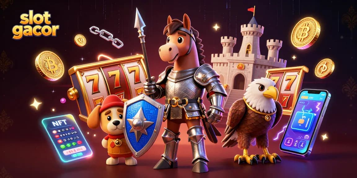 Spin the slot gacor reels with jackpot visuals and dynamic characters in an electrifying casino atmosphere.