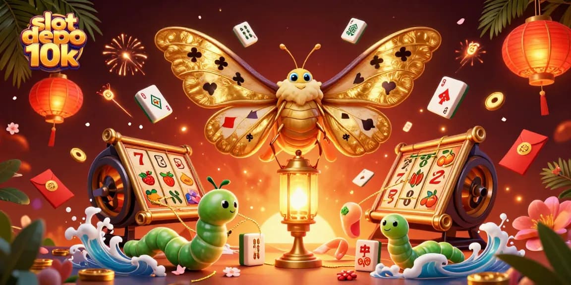 Experience the thrill of winning with slot depo 10k and vibrant casino elements in an ultra-detailed scene.