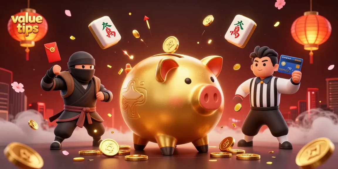 Engage with value tips through dynamic character interactions in a rich casino atmosphere.