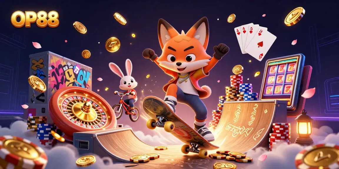 Play at OP88 and win big with thrilling games in a vibrant casino world.