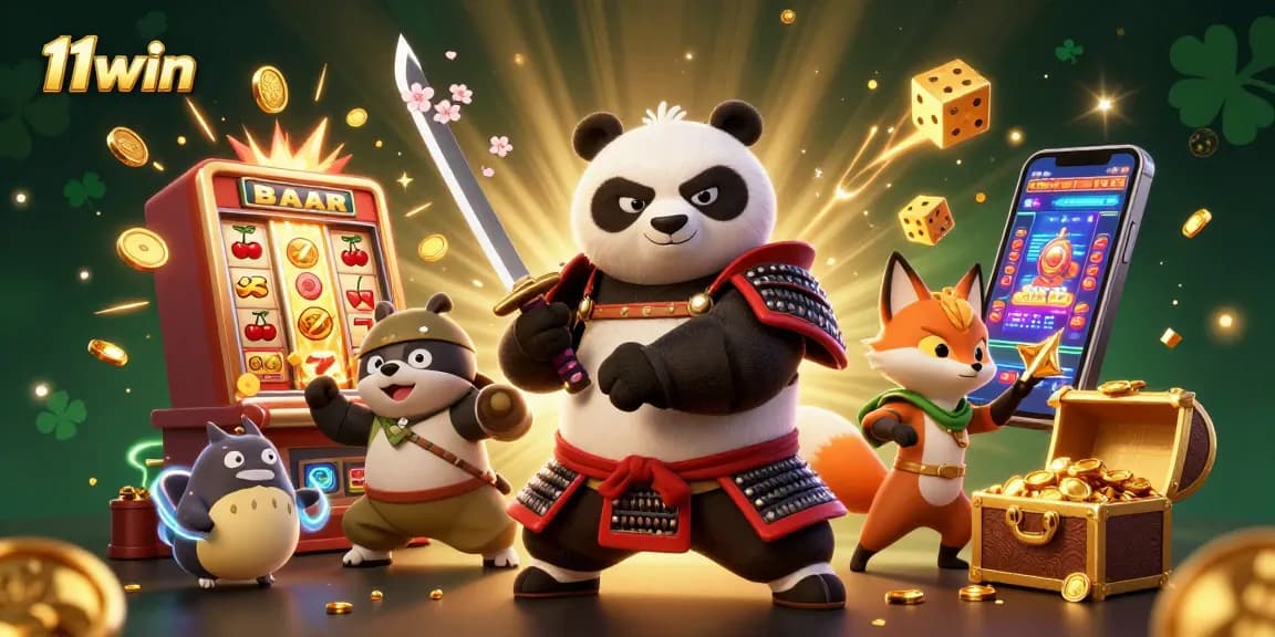 Spin the reels at 11win and experience a jackpot explosion with vibrant casino characters!