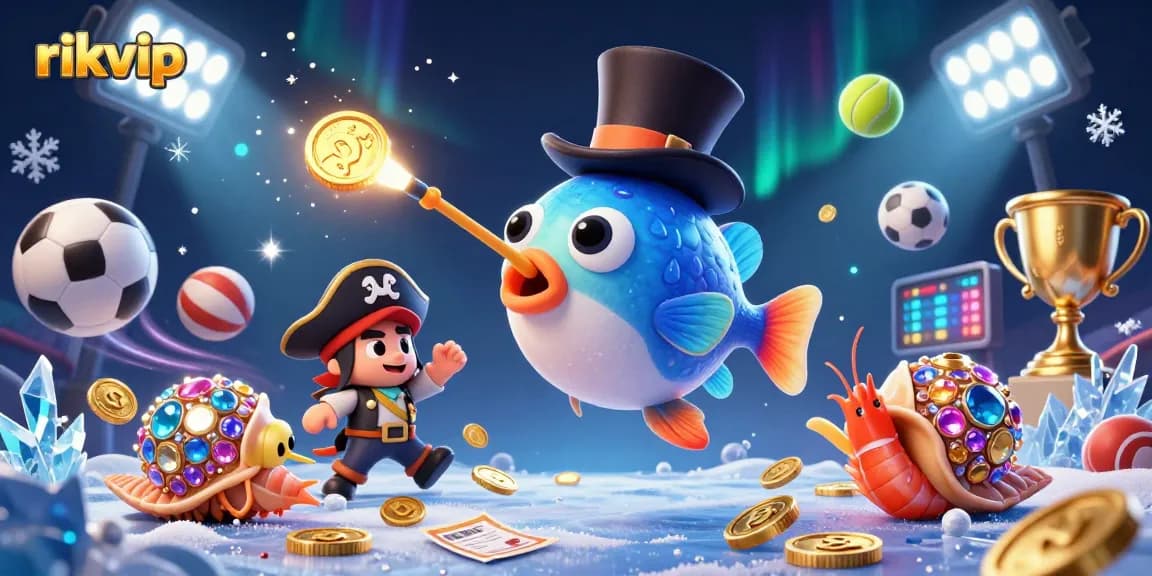 rikvip showcases an exciting underwater casino world filled with treasures and dynamic gambling elements