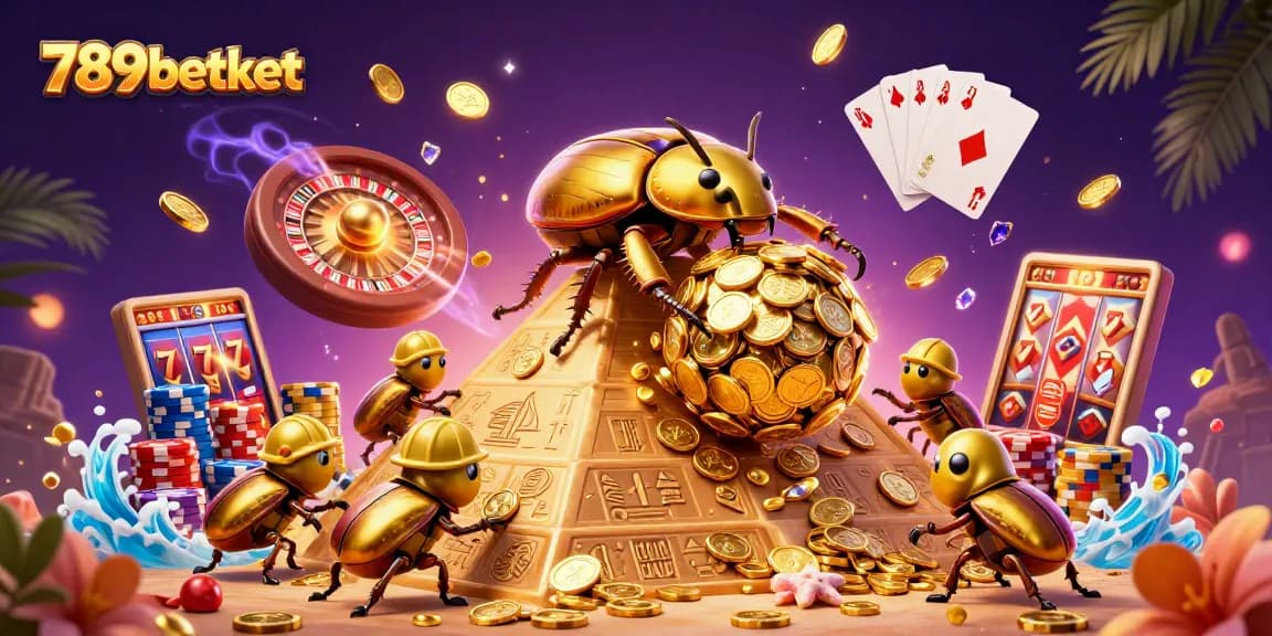 Experience the thrill of 789betket as golden coins cascade in a vibrant casino scene with dynamic game elements.