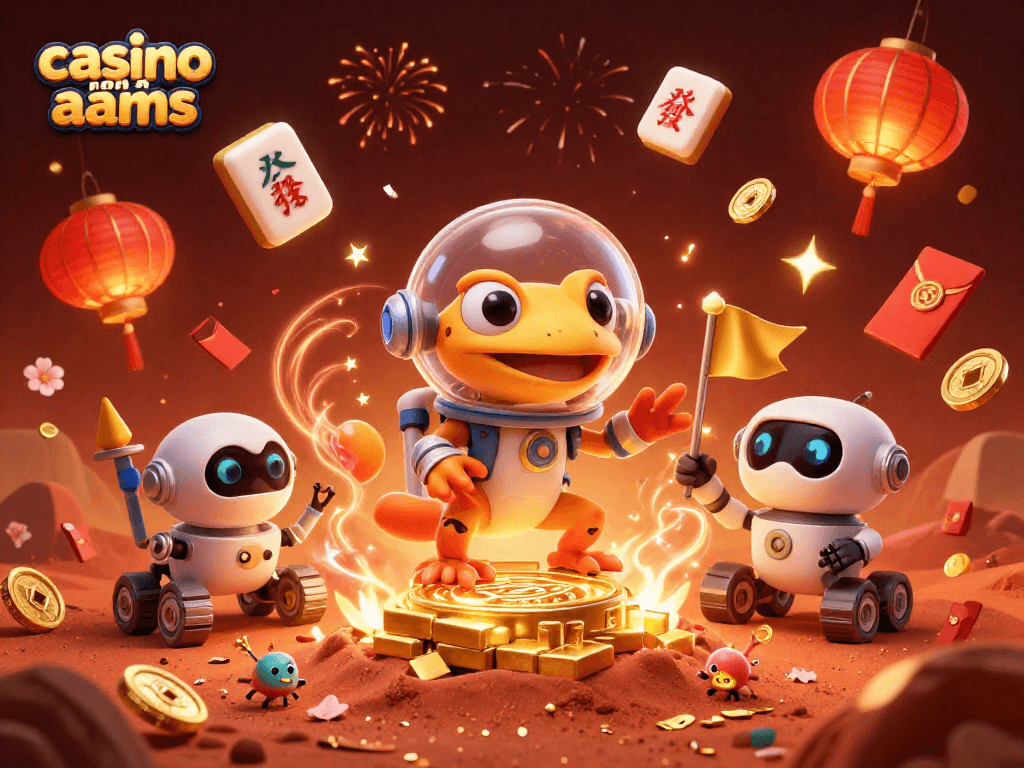 Gioca nei migliori casino non AAMS con un gecko marziano e giochi d'azzardo avvincenti.