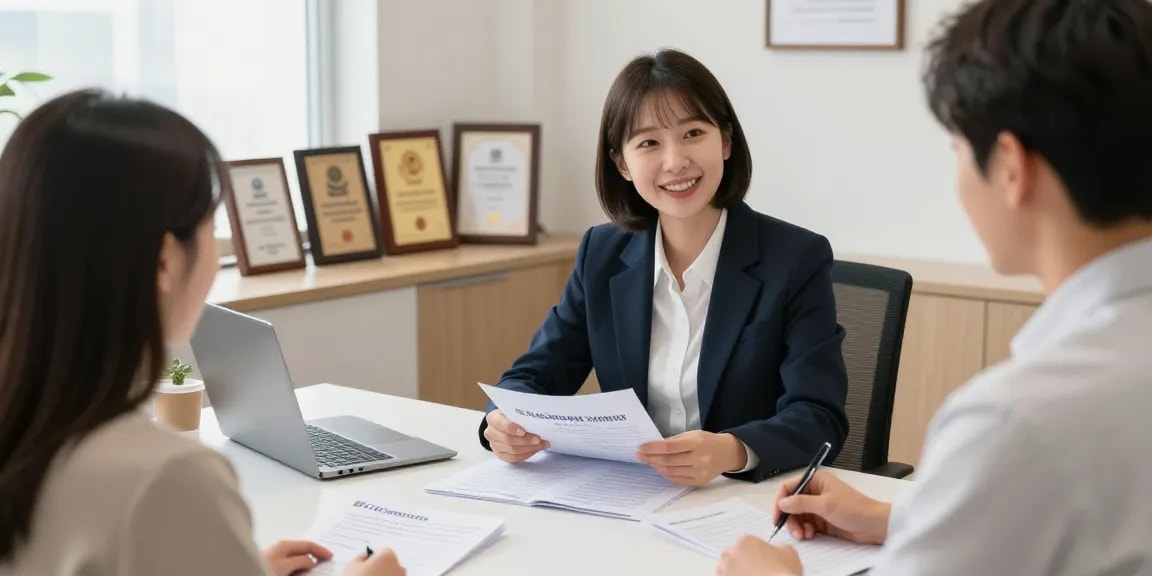 Trusted 분당오피 services from a local provider in a welcoming office, focusing on reliable community service.