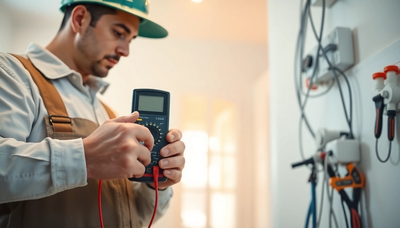 Enhancing electrical service maintenance through a skilled technician in action.