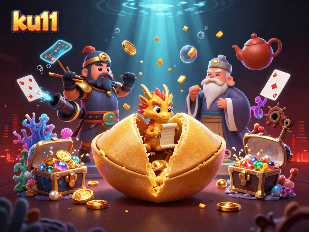 Experience thrilling games at ku11 with golden treasures, dragon wisdom, and dynamic casino elements.