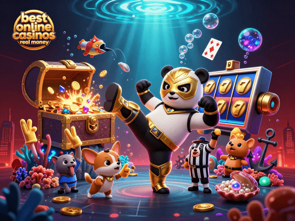 Engage in thrilling action at the best online casinos real money with dynamic scenes of jackpot excitement.