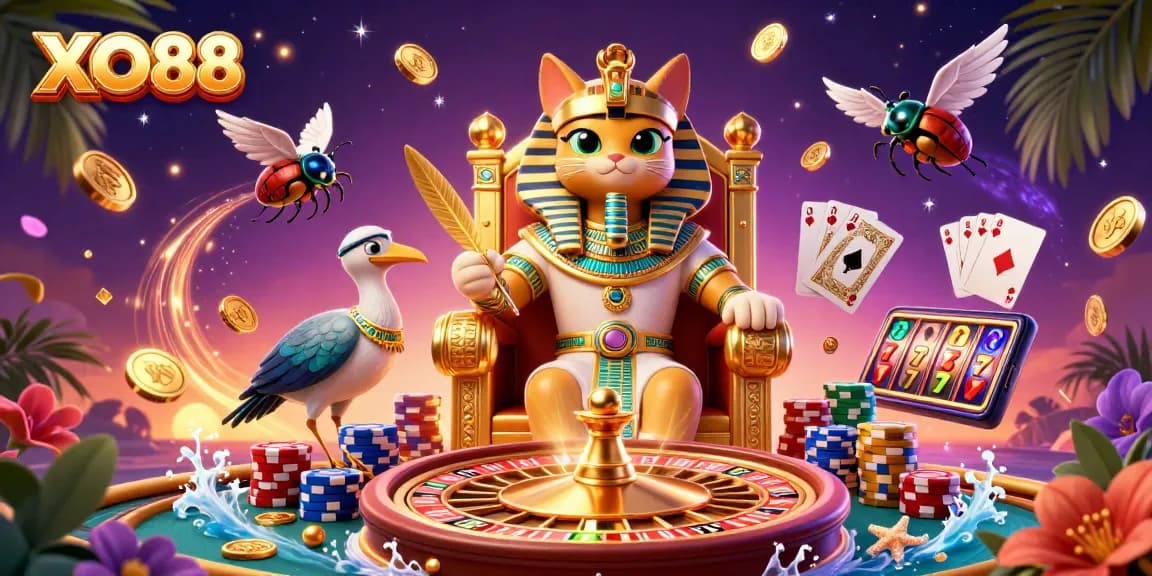 Experience thrilling moments at XO88 with vibrant 3D casino elements and rich visuals.