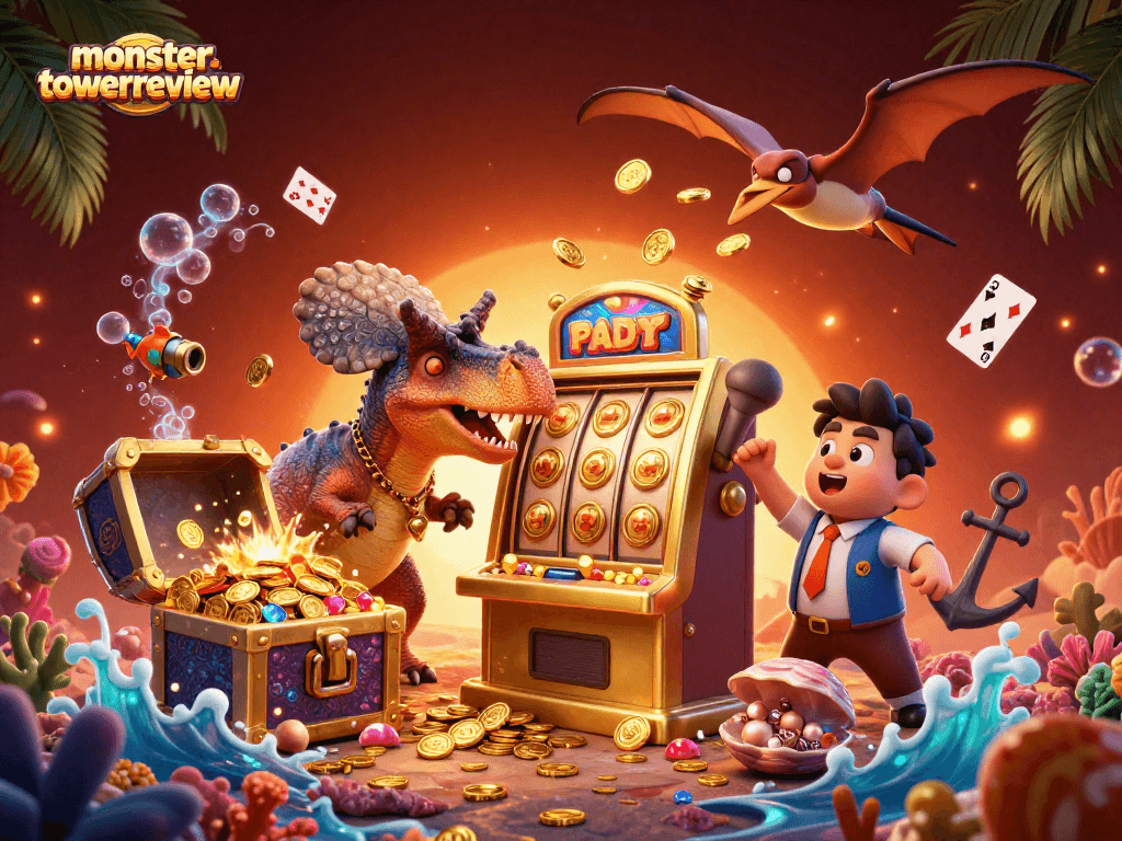 Experience excitement in the Monster Tower game as the dinosaur hits the jackpot! monstertowerreview