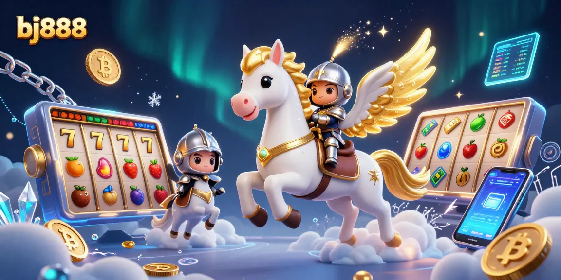 Engage with bj888's thrilling atmosphere of gaming and excitement through a celestial-themed casino art.