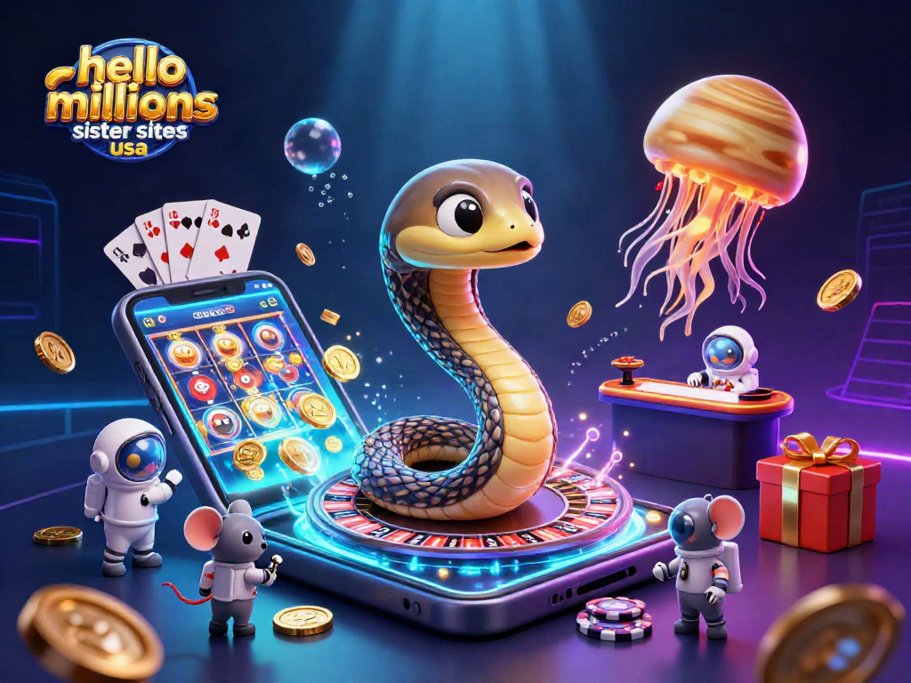 Engage with hello millions sister sites usa by exploring vibrant cosmic gaming with roulette, slots, and rewards.