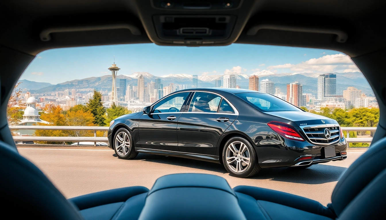 Experience seamless car service from seattle to vancouver in a luxurious travel setting.