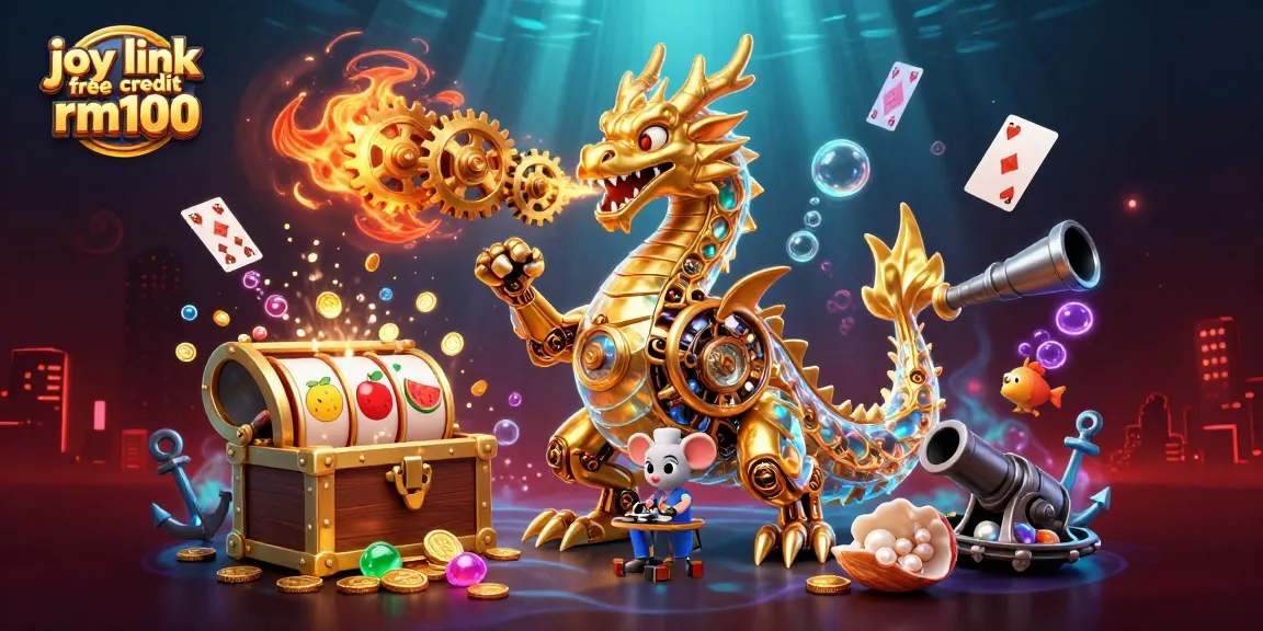 Join the adventure with joy link free credit rm100, unlocking treasures and spinning slots in a vibrant casino world.
