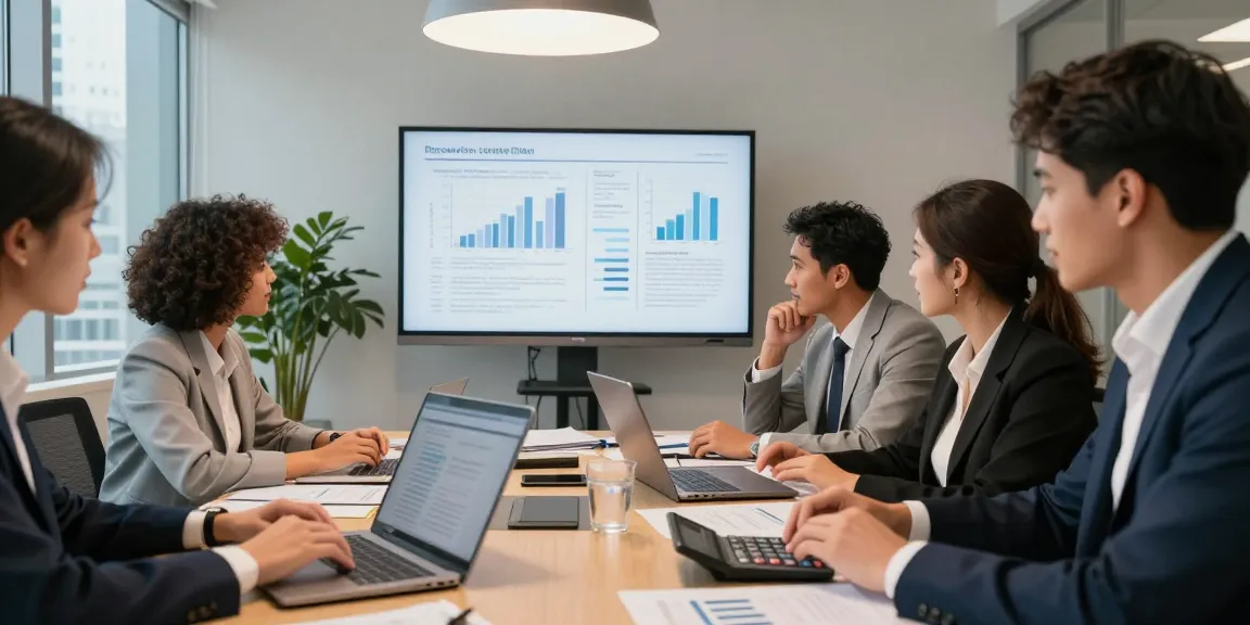 Accounting Services in Dubai team collaborating in a modern office setting.