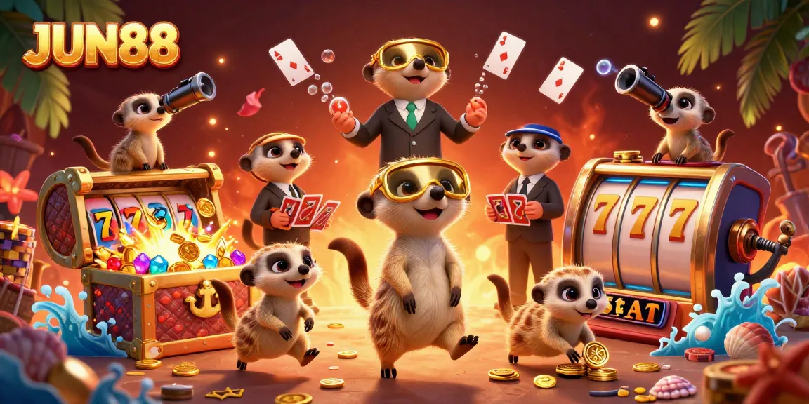 Experience thrilling wins at JUN88 with 3D meerkat casino adventures filled with excitement and treasures.