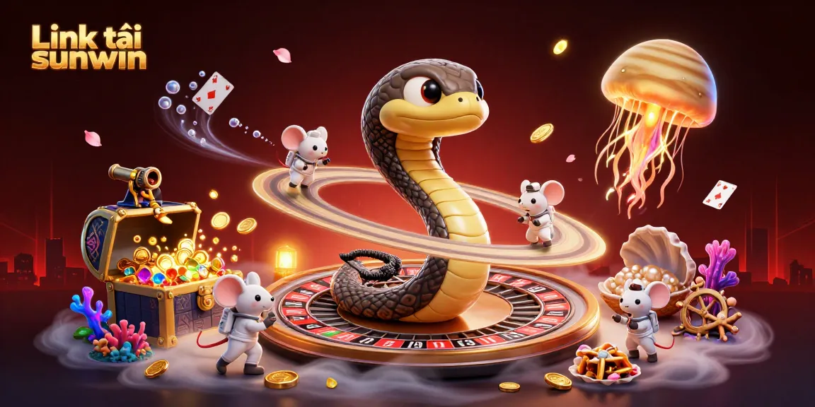 Place bets on Link tải sunwin with cartoon characters colliding in a vibrant cosmic casino scene.