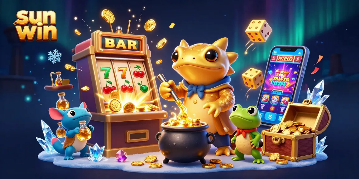 Experience the thrill of sun win with golden treasures and lively casino action!