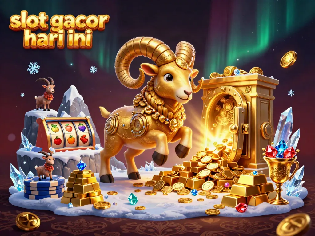 Experience thrilling gameplay with slot gacor hari ini featuring a gold-drenched casino scene bursting with excitement.