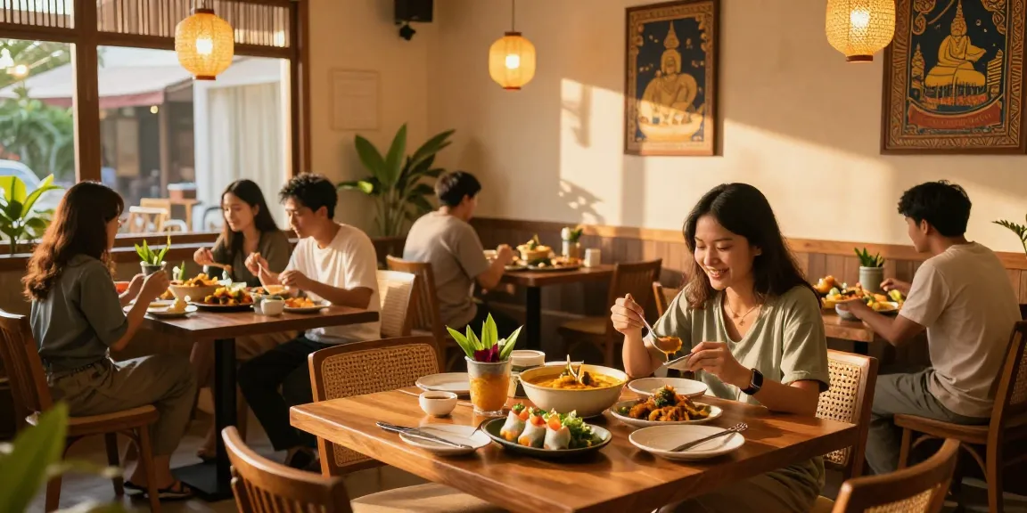 Kinalyrestaurant.com vibrant dining scene offering delightful Thai cuisine in a cozy atmosphere.