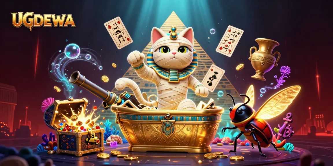 Experience thrilling gameplay at UGDEWA with captivating slot machines and vibrant casino elements.