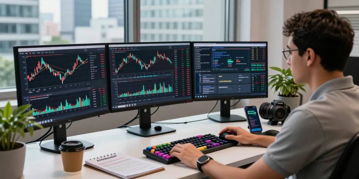 AICoin 用户在专业交易 workspace 中分析加密货币行情，屏幕上显示实时数据和市场趋势。