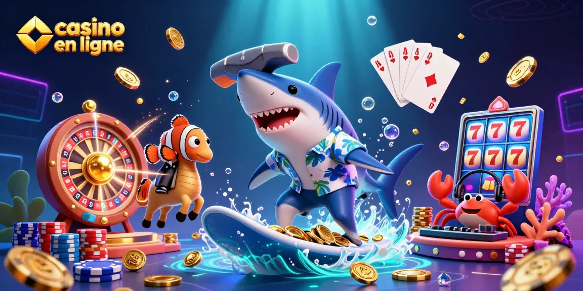 Découvrez les jeux captivants sur le site de casino en ligne, avec des personnages sous-marins amusants.