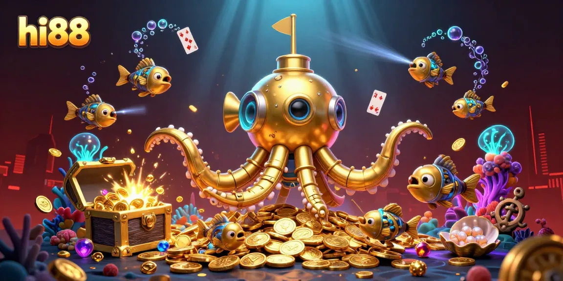 Win big at hi88 with a dynamic underwater casino adventure featuring vibrant treasures and playful sea creatures.