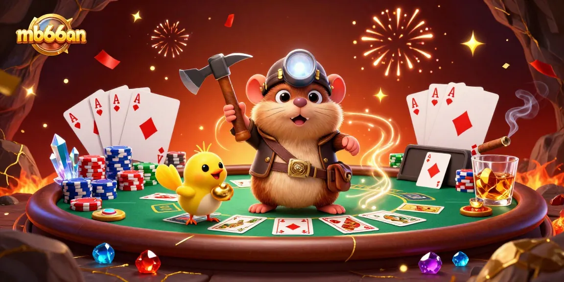 Experience the excitement of mb66an with our treasure hunting mole and poker elements!