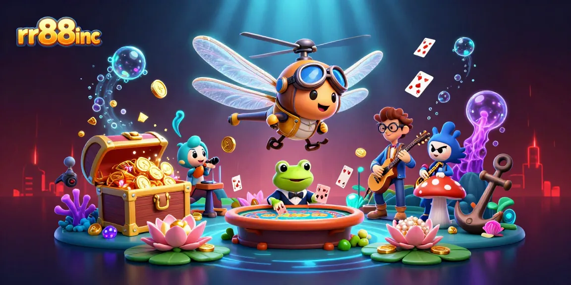Bet and win on thrilling games at rr88inc with a vibrant underwater casino scene.