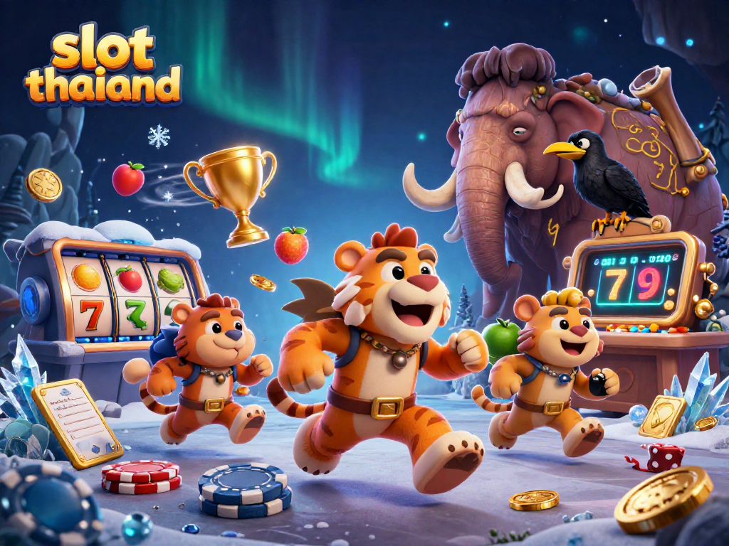 Spin and win big with slot thailand in a dynamic prehistoric casino scene.