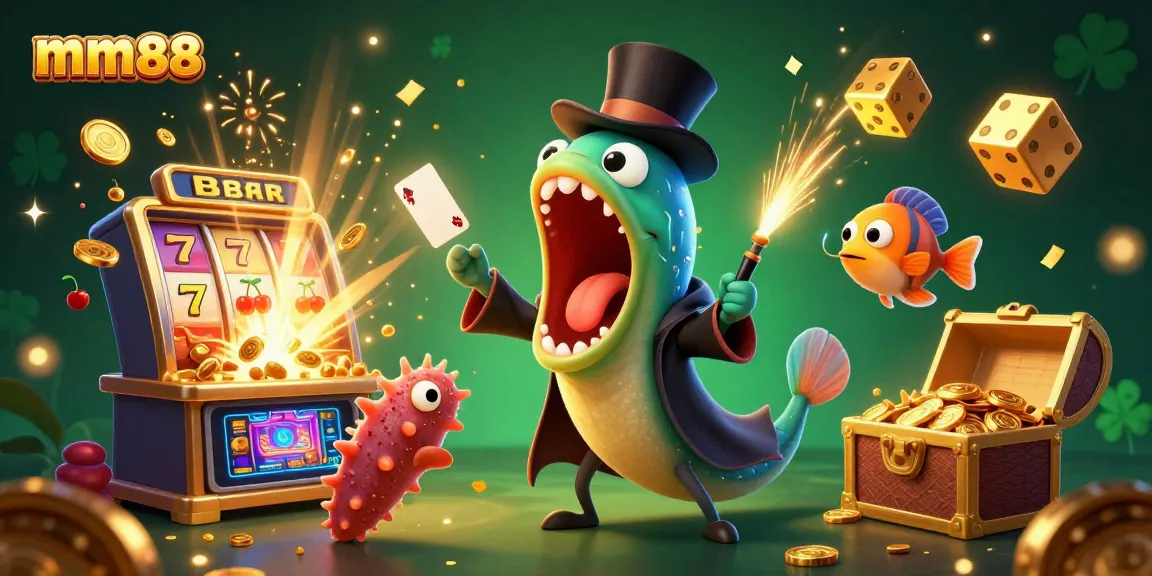 Play exciting casino games at mm88 with vibrant characters and dynamic gaming elements.