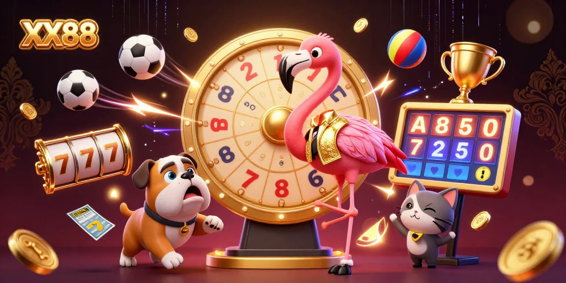 Experience thrilling gameplay with XX88’s dynamic casino action, captivating characters, and vibrant elements.
