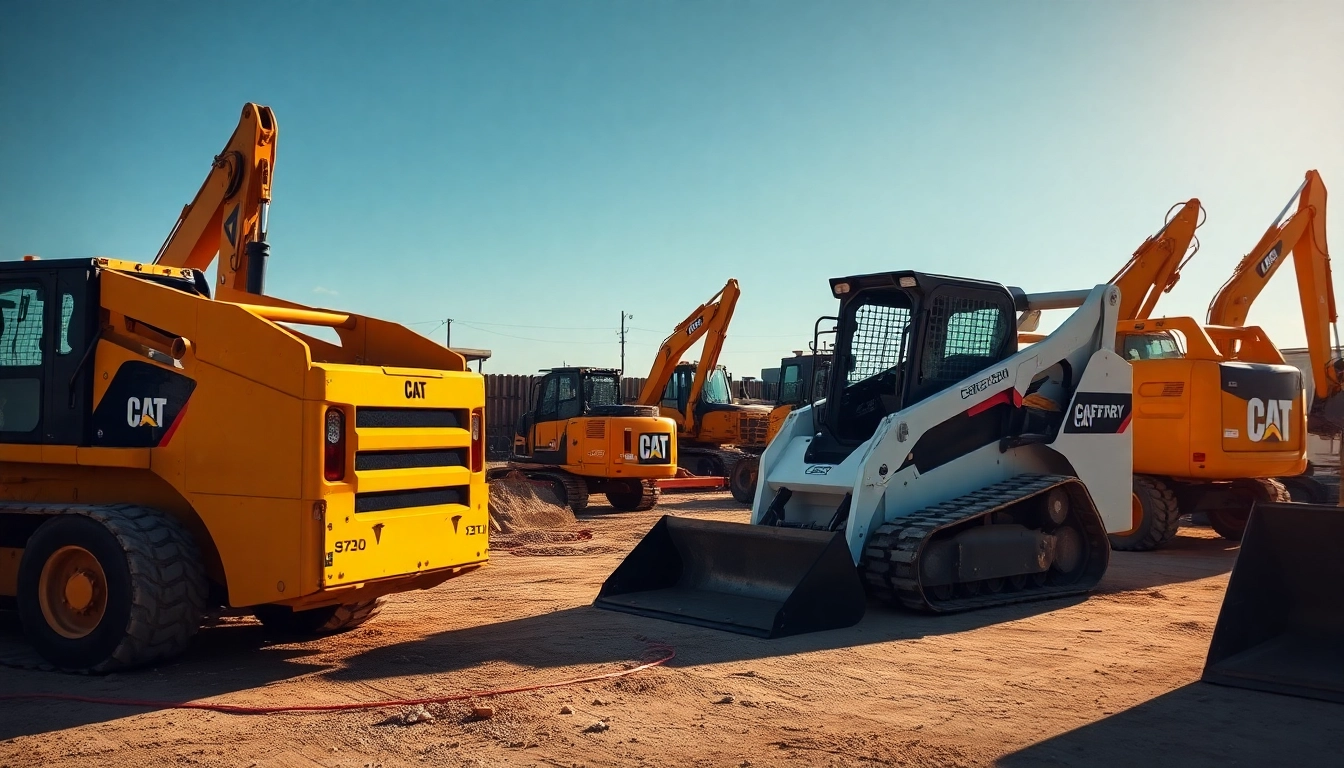 Showcasing Columbia falls equipment rental with diverse construction machinery in action.