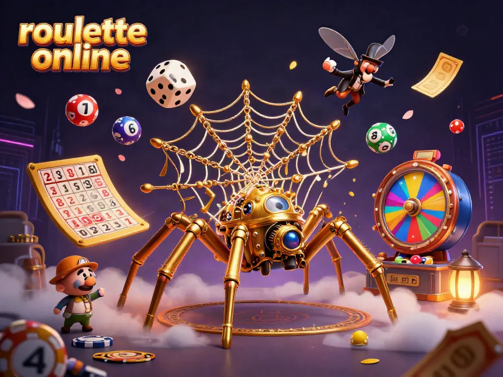 Engage with roullete online through a captivating 3D illustration of steampunk characters surrounded by dynamic casino elements.