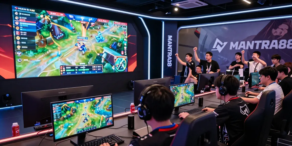 Esports players competing in MANTRA88 mobile gaming tournament showcasing modern gaming features.