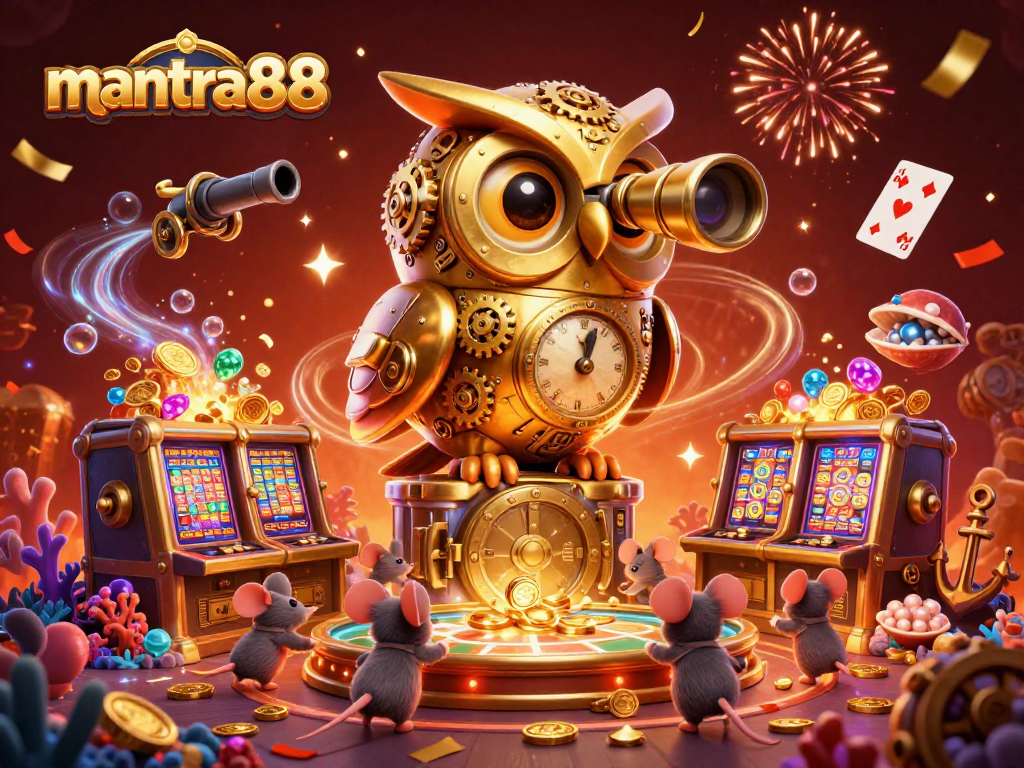 Winning at mantra88 with a vibrant 3D casino scene filled with excitement and dynamic game elements