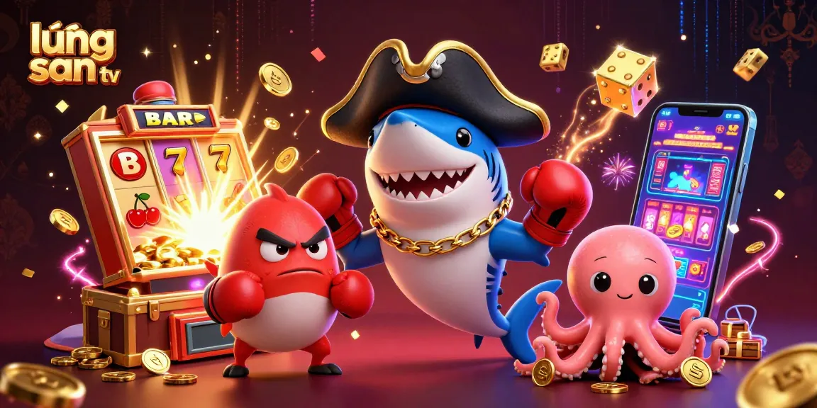 Experience thrilling moments with lương sơn tv as vibrant characters celebrate a jackpot!
