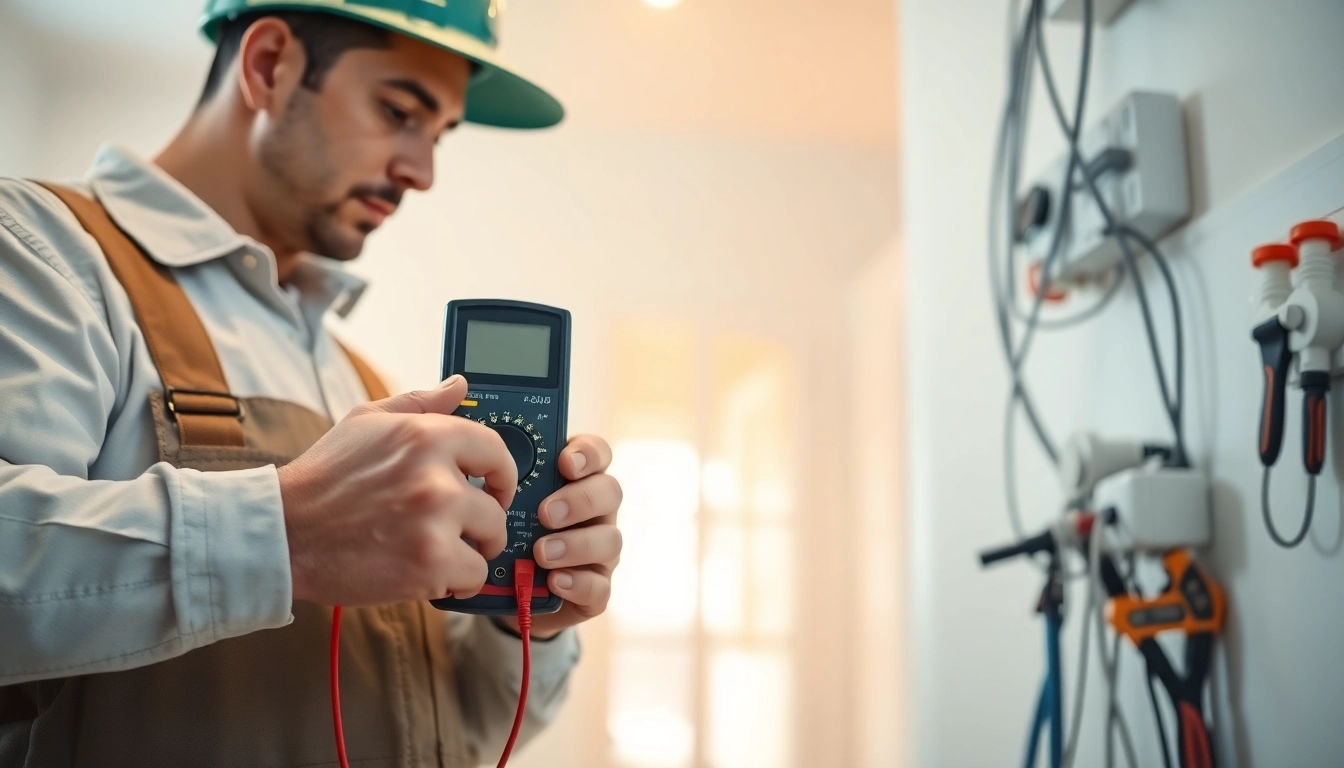 Enhancing electrical service maintenance through a skilled technician in action.