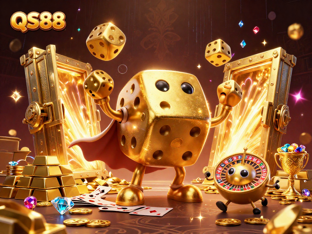Experience winning strategies at QS88 with lively casino characters and vibrant elements.