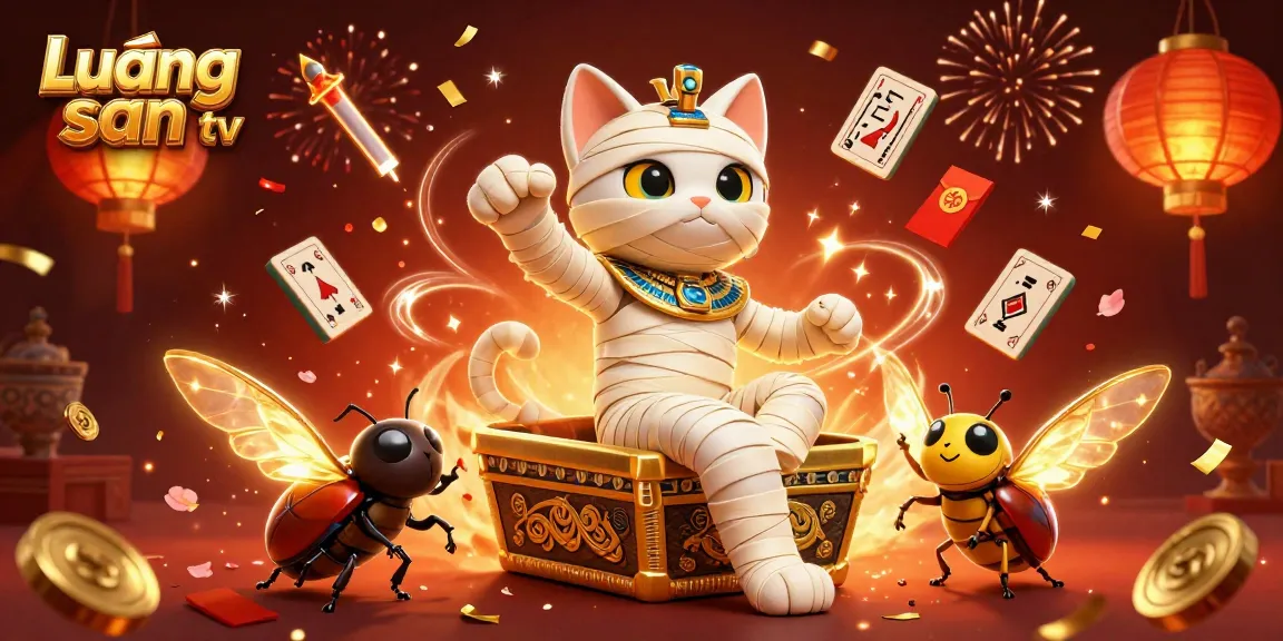 Lương sơn tv offers an exciting gaming experience with mummy cat and dynamic casino elements.